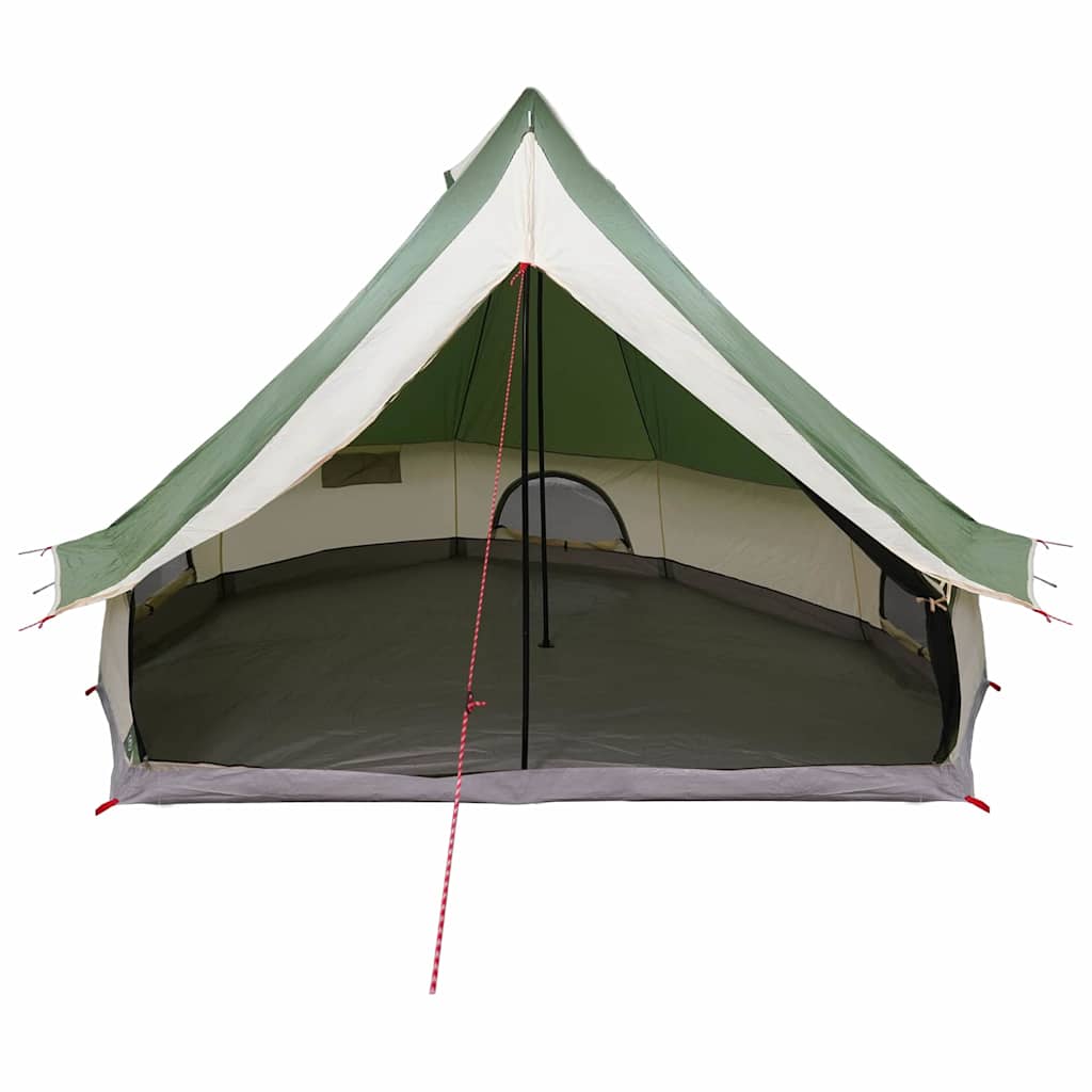 vidaXL Tipi Tent with Roof Green 400 x 346 x 250 cm Taffeta