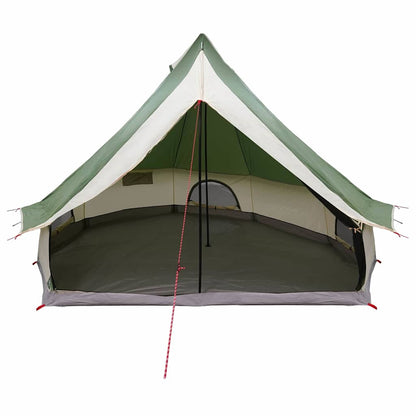 vidaXL Tipi Tent with Roof Green 400 x 346 x 250 cm Taffeta