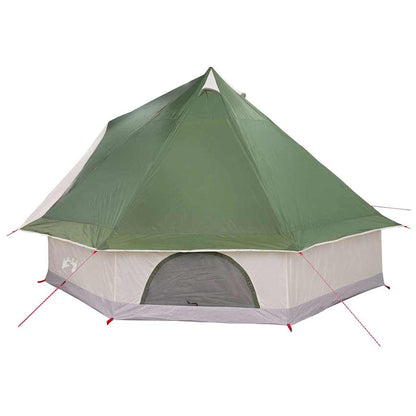vidaXL Tipi Tent with Roof Green 400 x 346 x 250 cm Taffeta