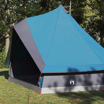 vidaXL Tipi Tent with Roof Blue 400 x 346 x 250 cm Taffeta