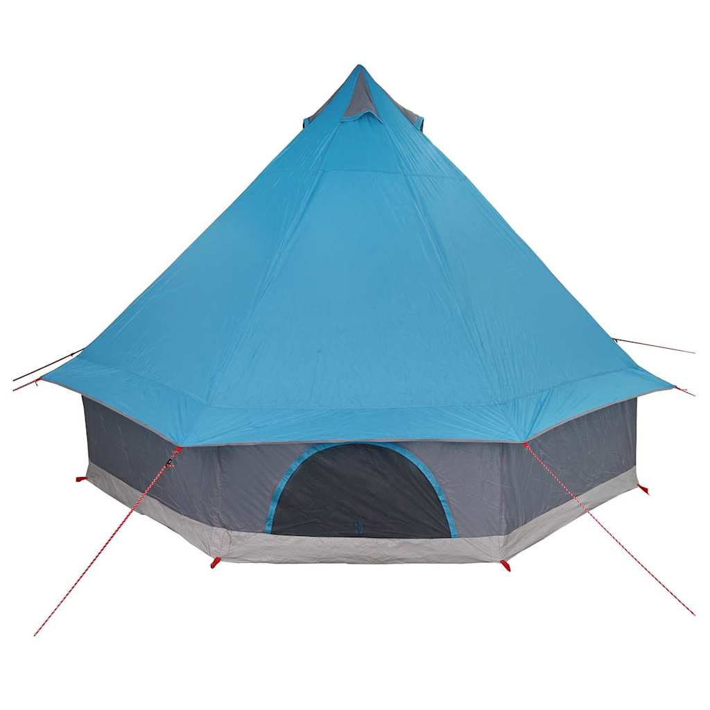 vidaXL Tipi Tent with Roof Blue 400 x 346 x 250 cm Taffeta