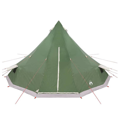 vidaXL Tipi Tent with Roof Green 560 x 560 x 300 cm Taffeta