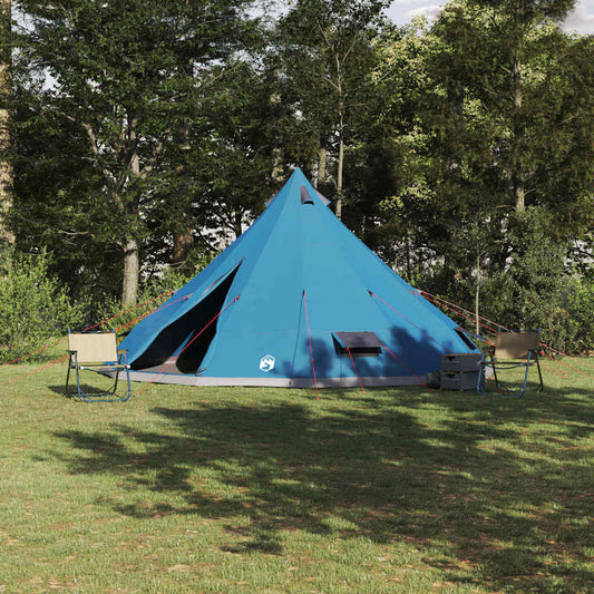vidaXL Tipi Tent with Roof Blue 560 x 560 x 300 cm Taffeta
