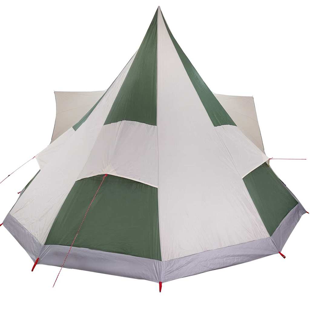 vidaXL Tipi Tent with Roof Green 510 x 690 x 330 cm Taffeta