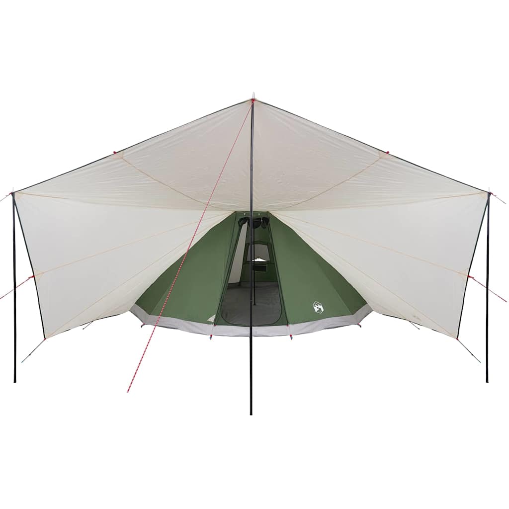 vidaXL Tipi Tent with Roof Green 510 x 690 x 330 cm Taffeta
