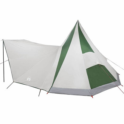 vidaXL Tipi Tent with Roof Green 510 x 690 x 330 cm Taffeta