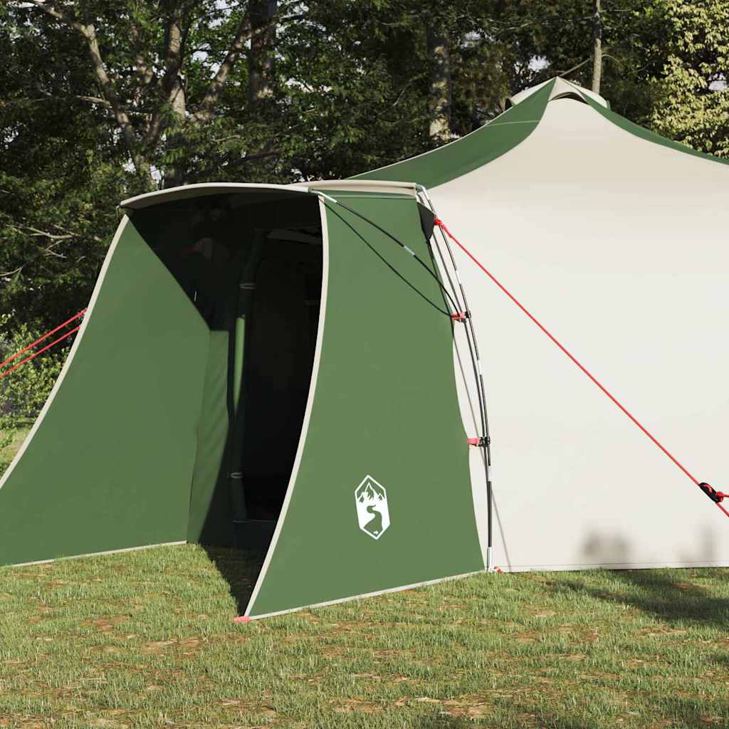 vidaXL Tipi Tent with Roof Green 492 x 492 x 275 cm Taffeta