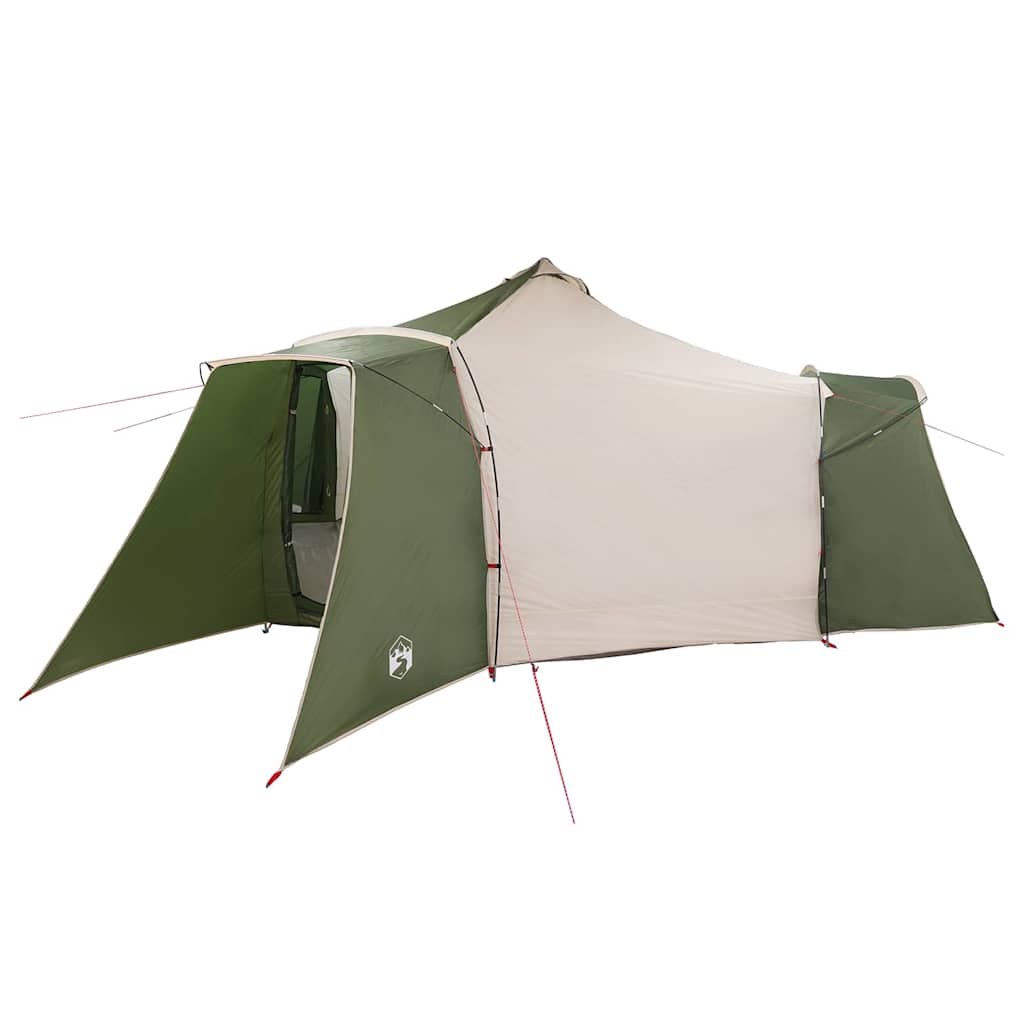 vidaXL Tipi Tent with Roof Green 492 x 492 x 275 cm Taffeta