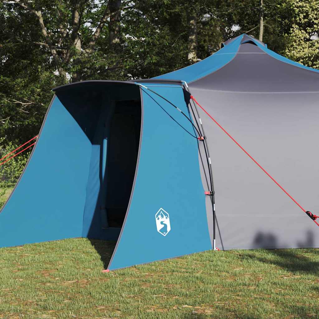 vidaXL Tipi Tent with Roof Blue 492 x 492 x 275 cm Taffeta
