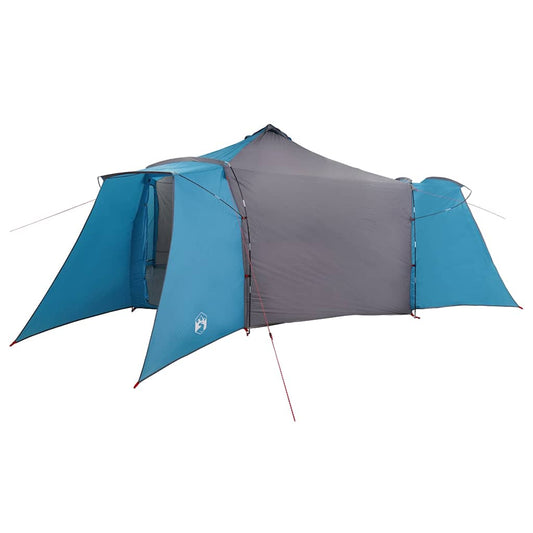 vidaXL Tipi Tent 8-Person Blue Taffeta