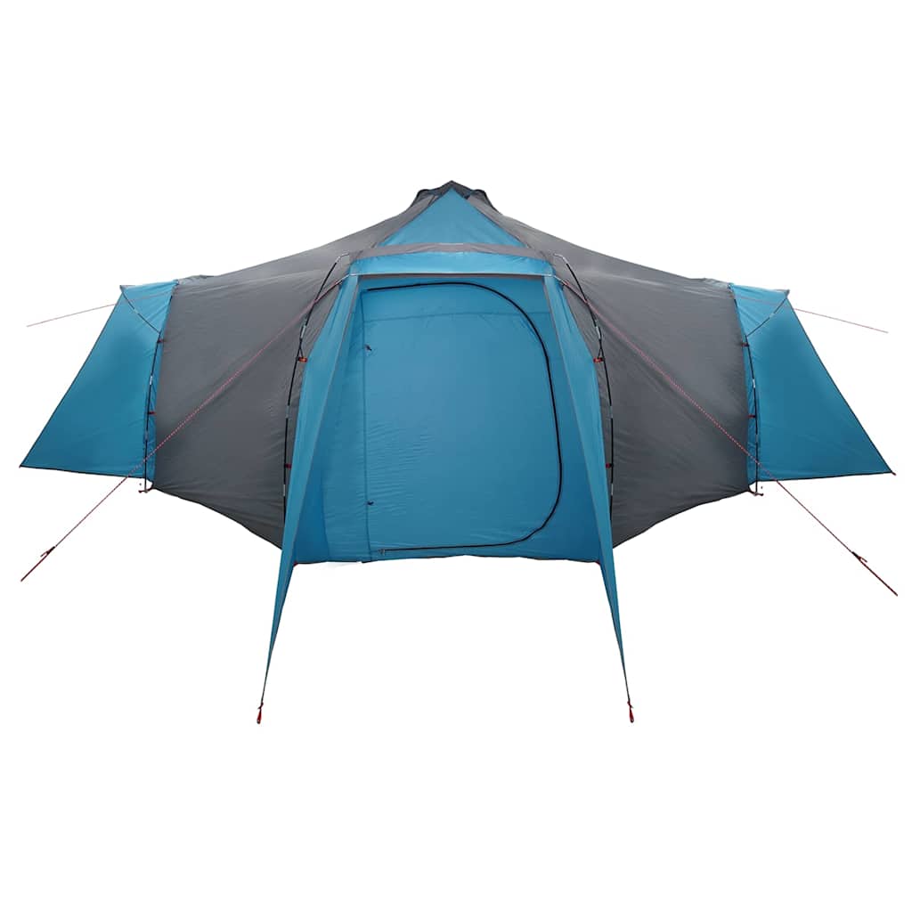vidaXL Tipi Tent with Roof Blue 492 x 492 x 275 cm Taffeta