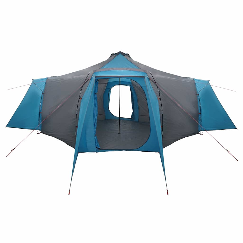 vidaXL Tipi Tent with Roof Blue 492 x 492 x 275 cm Taffeta