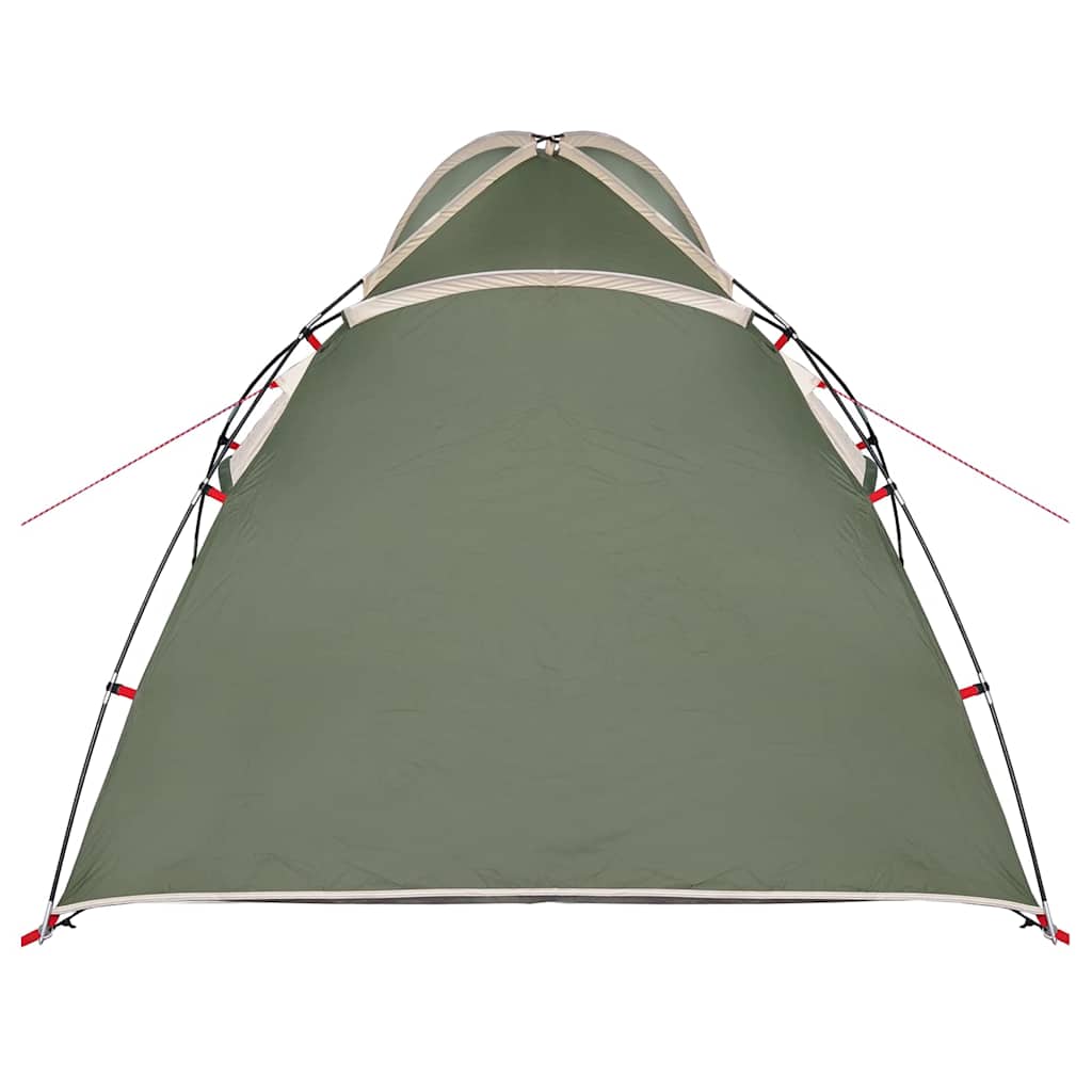 vidaXL Cabin Tent with Roof Green 370 x 230 x 185 cm Taffeta