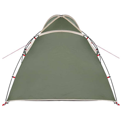 vidaXL Cabin Tent with Roof Green 370 x 230 x 185 cm Taffeta