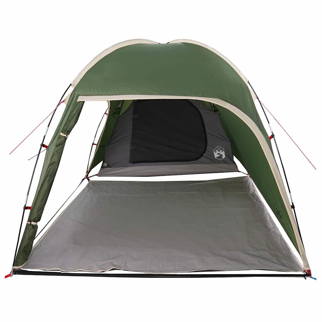 vidaXL Cabin Tent with Roof Green 370 x 230 x 185 cm Taffeta