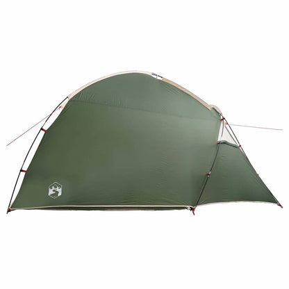 vidaXL Cabin Tent with Roof Green 370 x 230 x 185 cm Taffeta