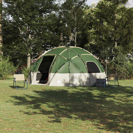 vidaXL Dome Tent with Roof Green 475 x 475 x 235 cm Taffeta