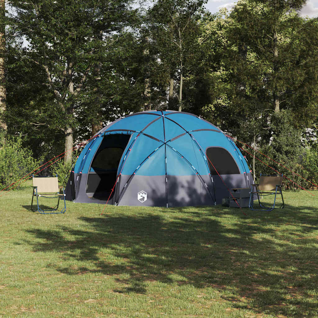 vidaXL Dome Tent with Roof Blue 475 x 475 x 235 cm Taffeta
