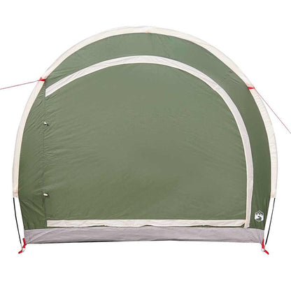 vidaXL Bike Storage Tent with Roof Green 256 x 222 x 182 cm Taffeta
