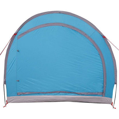 vidaXL Bike Storage Tent with Roof Blue 256 x 222 x 182 cm Taffeta