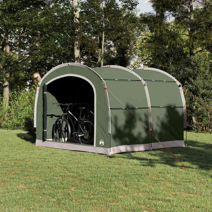 vidaXL Tent with Roof with Storage Green 268 x 240 x 191 cm Polyester