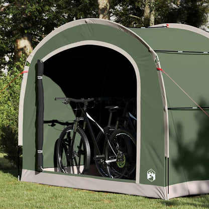 vidaXL Tent with Roof with Storage Green 268 x 240 x 191 cm Polyester