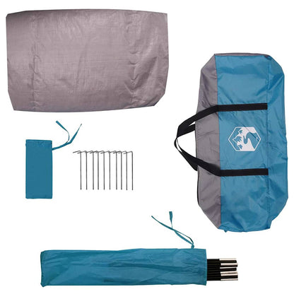 vidaXL Tent with Roof with Storage Blue 268 x 240 x 191 cm Polyester