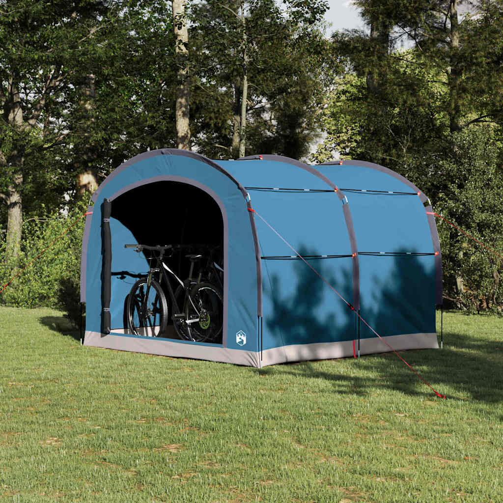 vidaXL Tent with Roof with Storage Blue 268 x 240 x 191 cm Polyester