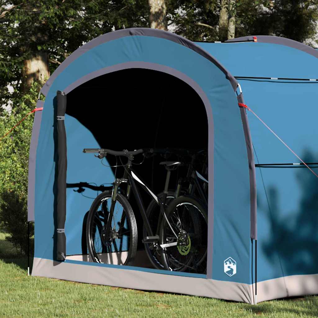 vidaXL Tent with Roof with Storage Blue 268 x 240 x 191 cm Polyester
