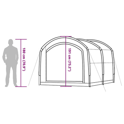 vidaXL Tent with Roof with Storage Blue 268 x 240 x 191 cm Polyester