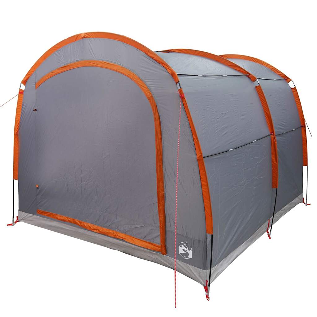 vidaXL Bike Storage Tent Grey and Orange 268 x 240 x 191 cm Taffeta