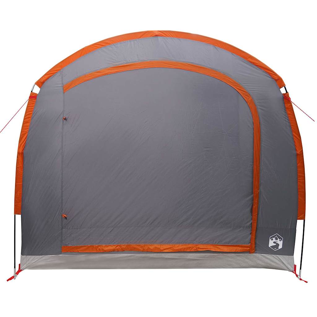 vidaXL Bike Storage Tent Grey and Orange 268 x 240 x 191 cm Taffeta