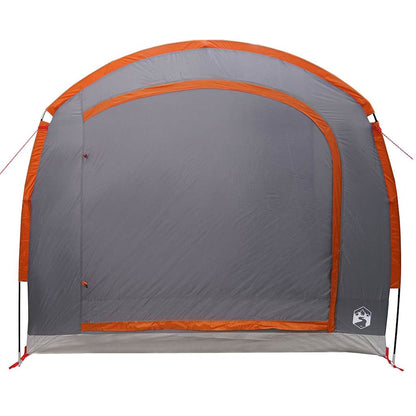 vidaXL Bike Storage Tent Grey and Orange 268 x 240 x 191 cm Taffeta