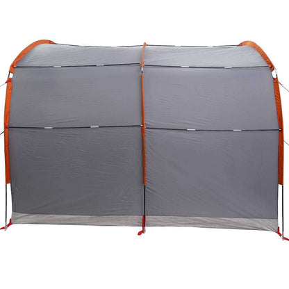 vidaXL Bike Storage Tent Grey and Orange 268 x 240 x 191 cm Taffeta