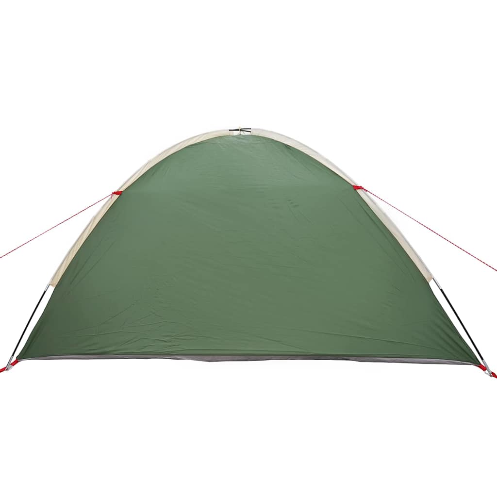 vidaXL Dome Tent 4-Person 308 x 268 x 130 cm Waterproof Green Taffeta
