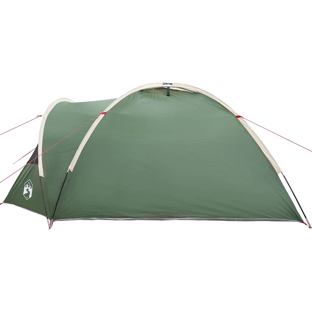 vidaXL Dome Tent 4-Person 308 x 268 x 130 cm Waterproof Green Taffeta