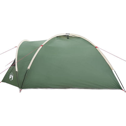 vidaXL Dome Tent 4-Person 308 x 268 x 130 cm Waterproof Green Taffeta