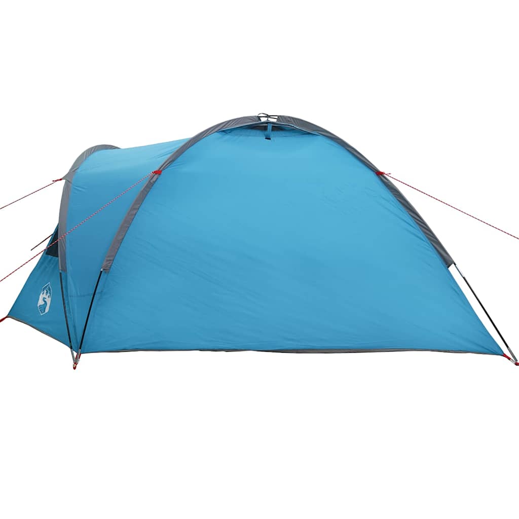 vidaXL Dome Tent 4-Person 308 x 268 x 130 cm Waterproof Blue Taffeta