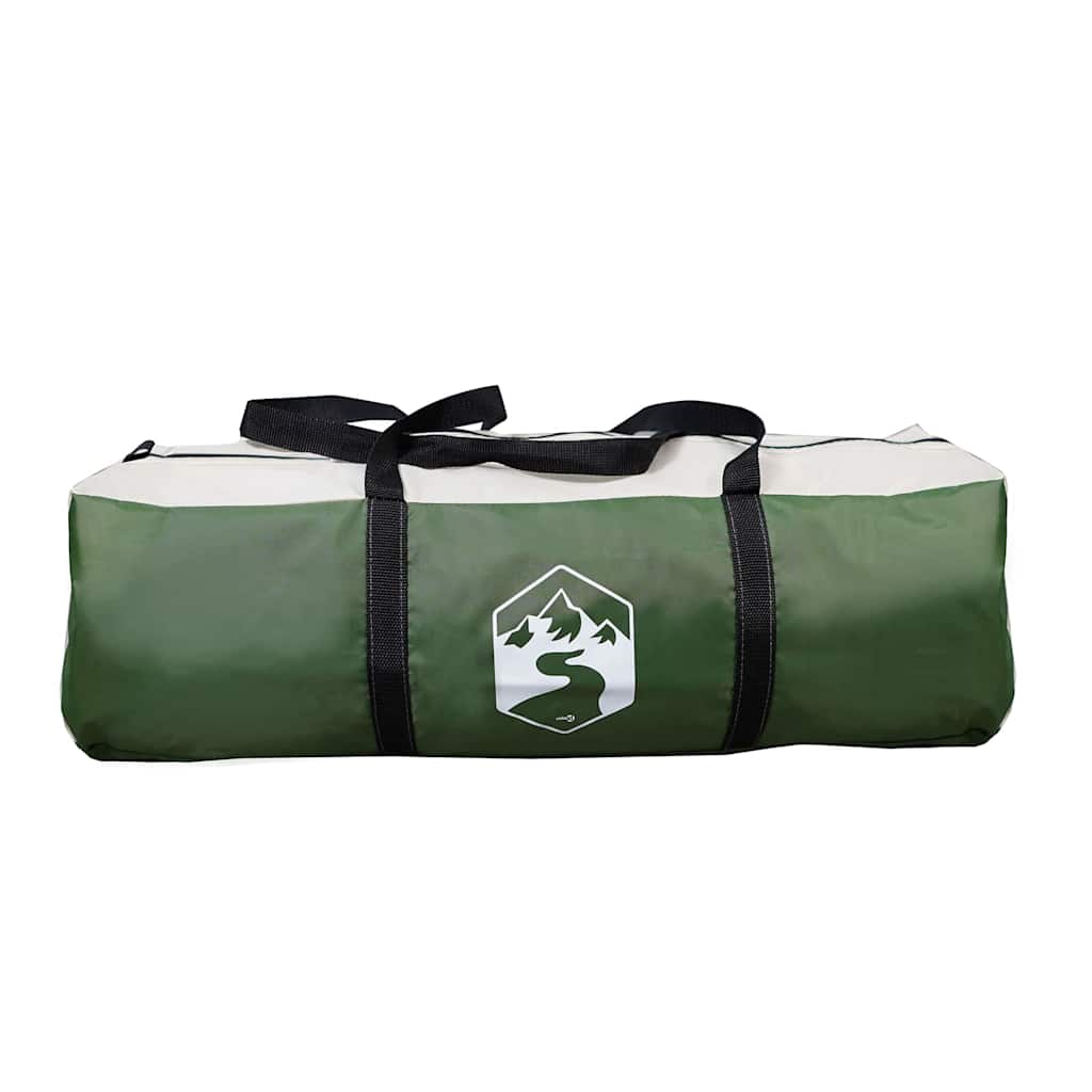 vidaXL Dome Tent Dome with Roof with Storage Green 384 x 254 x 170 cm