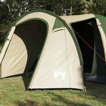 vidaXL Dome Tent Dome with Roof with Storage Green 384 x 254 x 170 cm