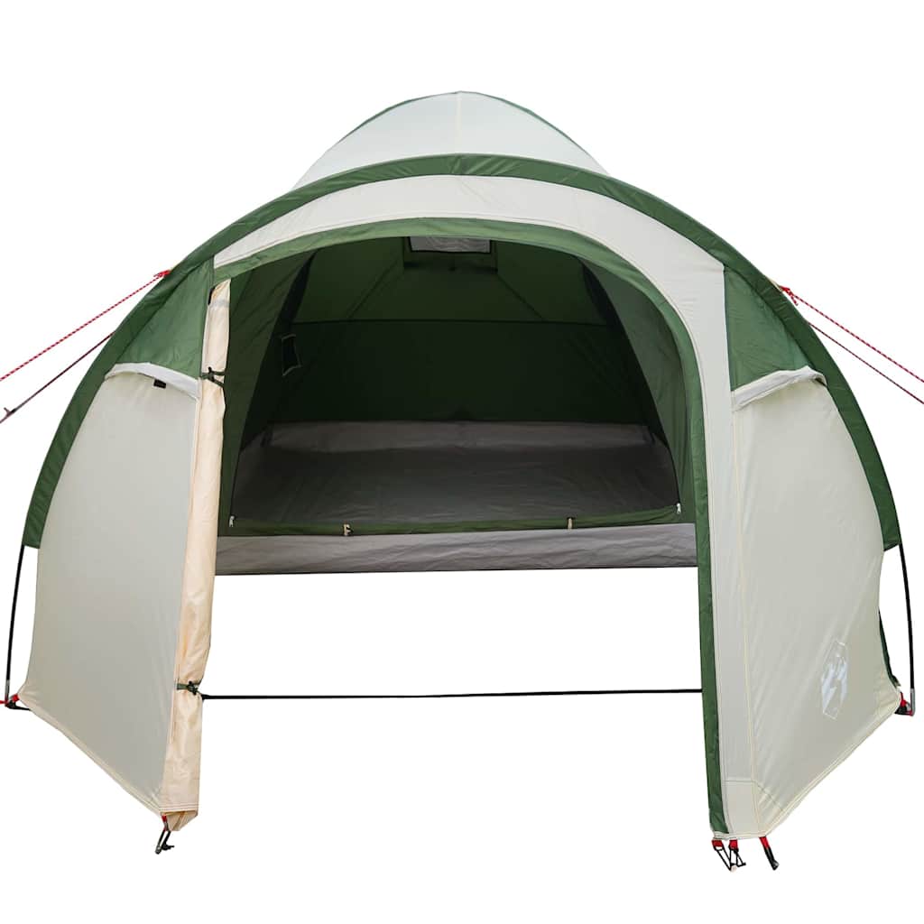 vidaXL Dome Tent Dome with Roof with Storage Green 384 x 254 x 170 cm