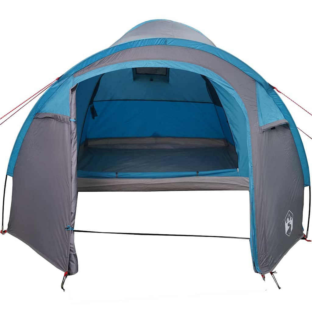 vidaXL Dome Tent Dome with Roof with Storage Blue 384 x 254 x 170 cm