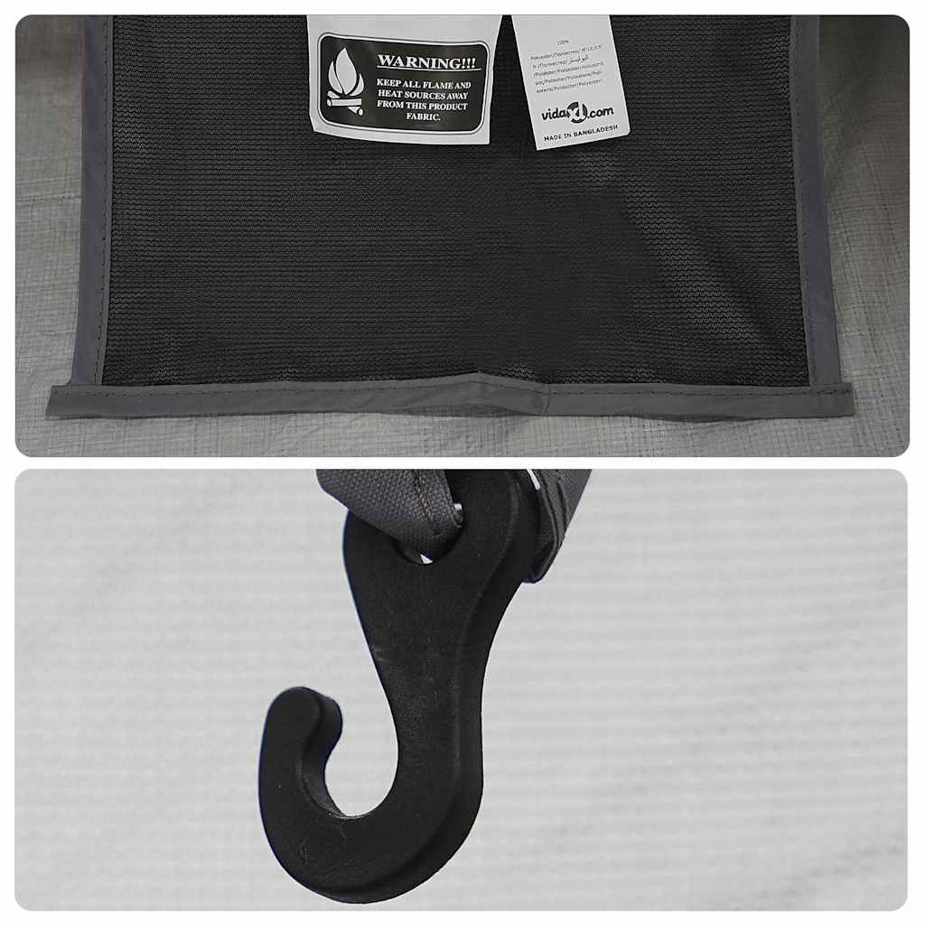 vidaXL Inner Tent Black 208 x 140 x 175 cm Mesh