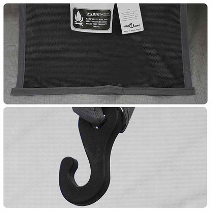 vidaXL Inner Tent Black 208 x 140 x 175 cm Mesh