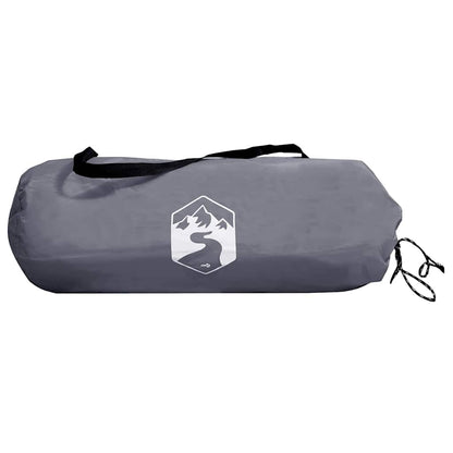 vidaXL Tent with Roof with Storage Grey and Black 236 x 150 x 136 cm