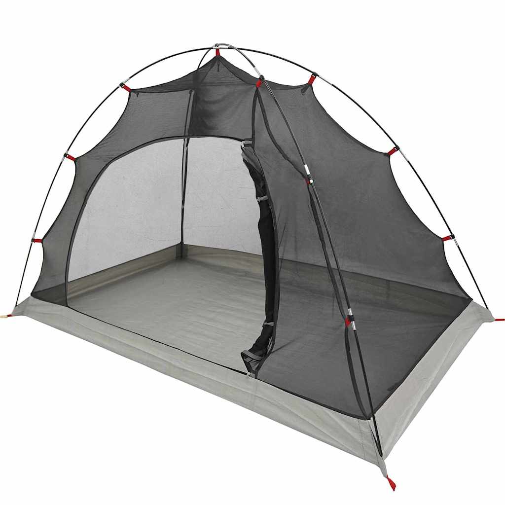 vidaXL Tent with Roof with Storage Grey and Black 236 x 150 x 136 cm