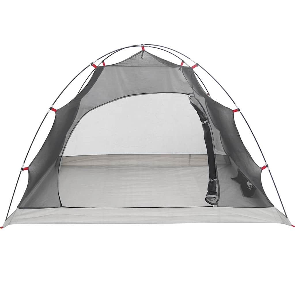 vidaXL Tent with Roof with Storage Grey and Black 236 x 150 x 136 cm