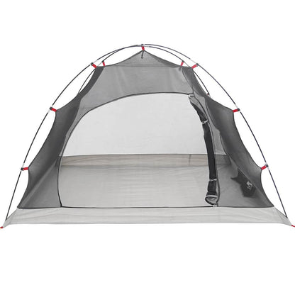 vidaXL Tent with Roof with Storage Grey and Black 236 x 150 x 136 cm