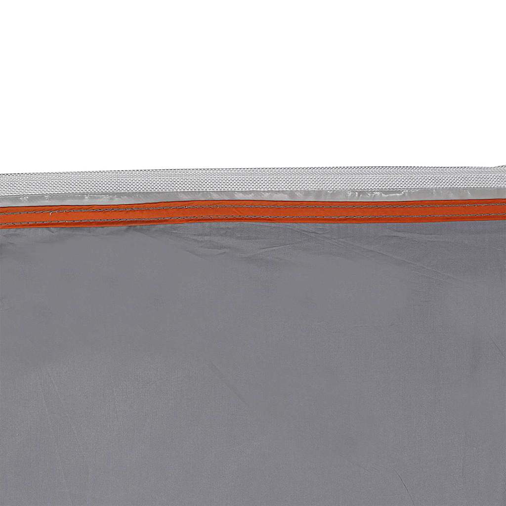 vidaXL Water Resistant Tarp with Roof Grey and Orange 240 x 300 cm