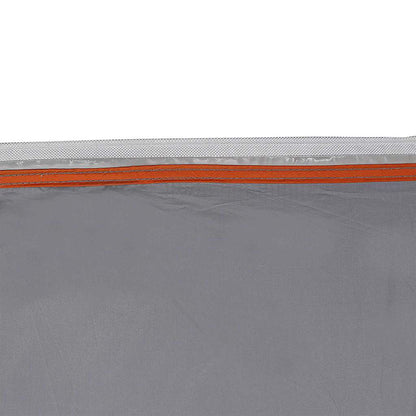 vidaXL Water Resistant Tarp with Roof Grey and Orange 240 x 300 cm